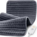 Extra Large Microplush Heating Pad for Back Pain Relief - 17in x 33in