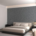 16 in 591 in Dark Blue Grey Concrete Peel and Stick Wallpaper - Big