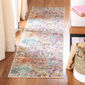 SAFAVIEH Madison Runner Rug 2ft 2in x 10ft - Durable Grey & Pink