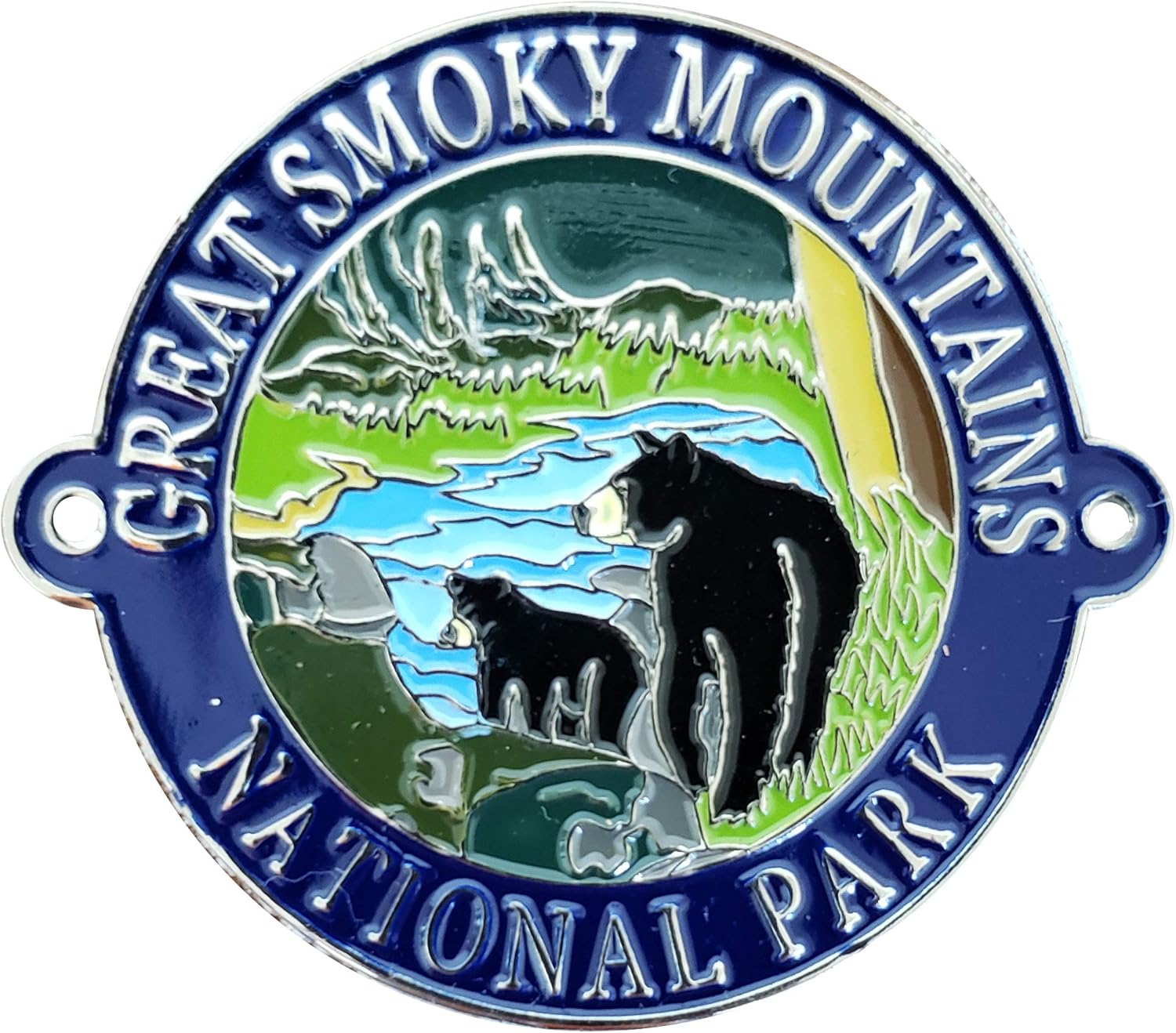 Smoky Mountains Bear Cub Hiking Stick Medallion