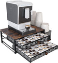 TQVAI K Cup Holder 60 Capsule Capacity Pod Drawer Organizer