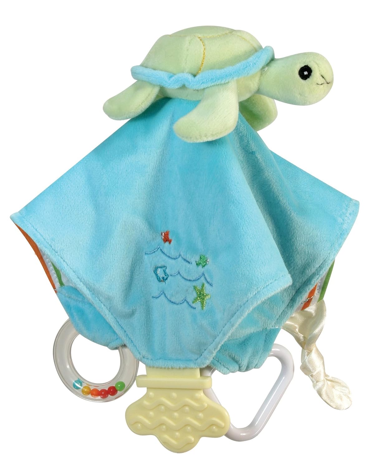 Stephan Baby Plush Teething Blankie - Soothes Gums!