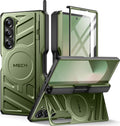 Magnetic Z Fold 6 Case with S Pen Holder & Stand - Rugged Protection