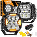Auxbeam 4 in LED Driving Pod Light Cube-Z Series - 112W Combo Beam