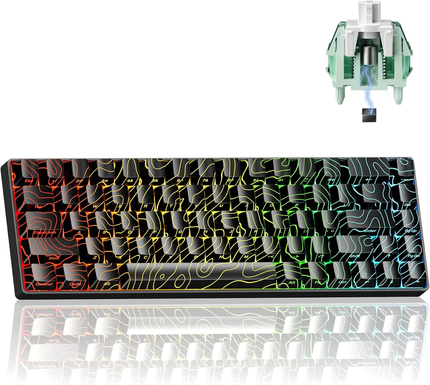 XVX HE68 Pro Rapid Trigger Keyboard with Magnetic Switches