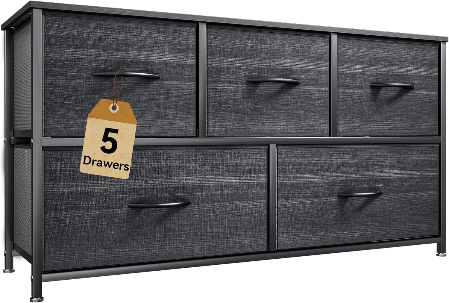 DWVO Dresser with 5 Drawers - Stylish Storage Solution