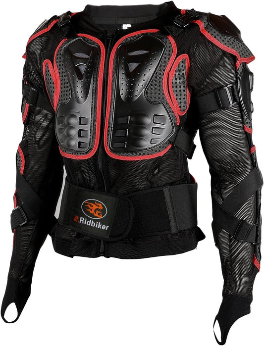 Ridbiker Motorcycle Full Body Armor Protector Jacket for Safety