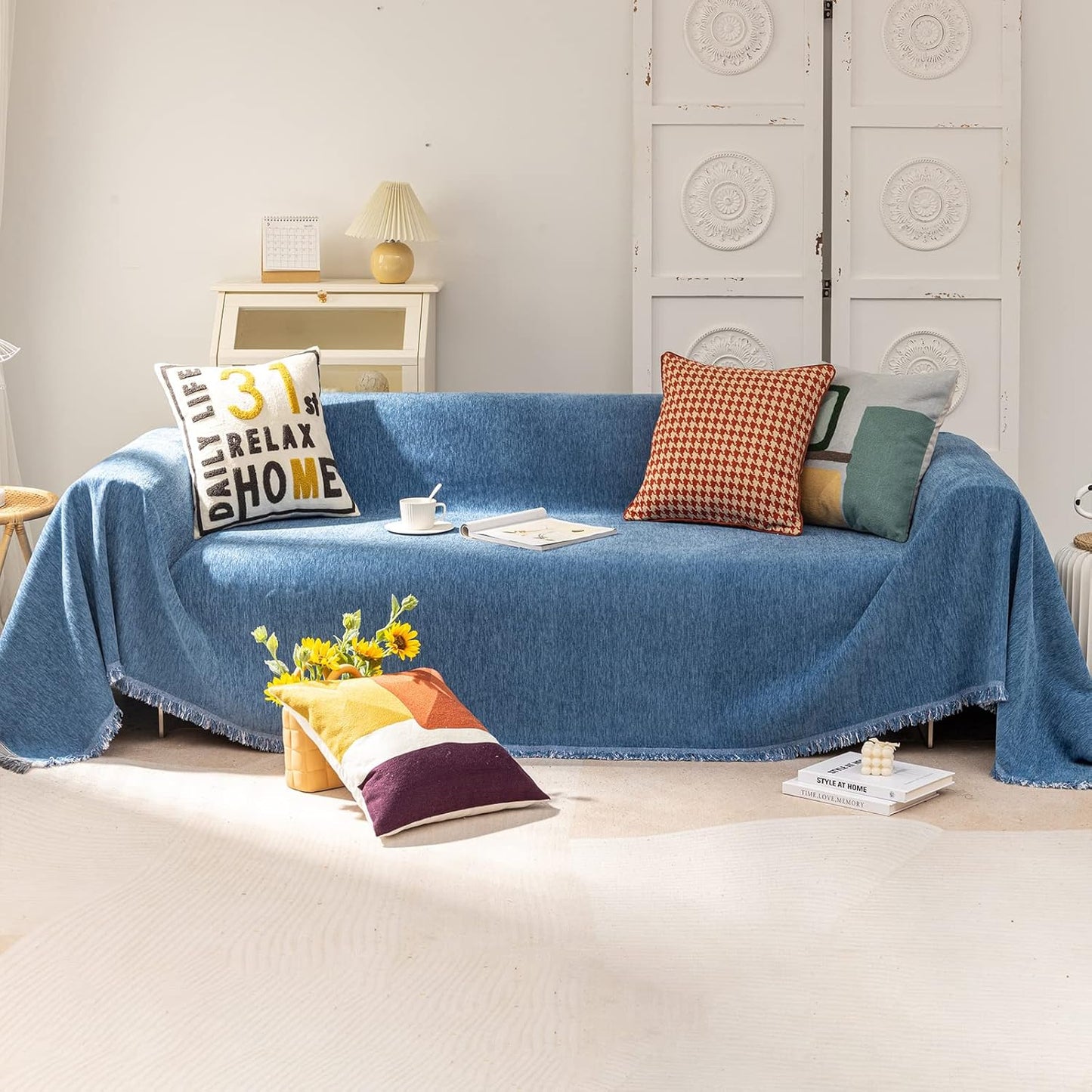 VClife Chair Couch Cover Washable Soft Chenille Slipcover