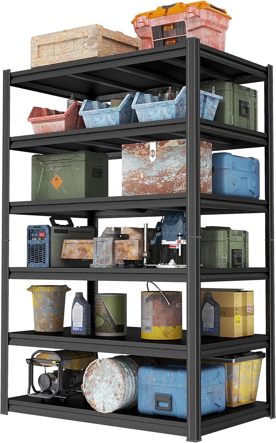 Heavy Duty Garage Shelving Unit for Secure Storage Solutions