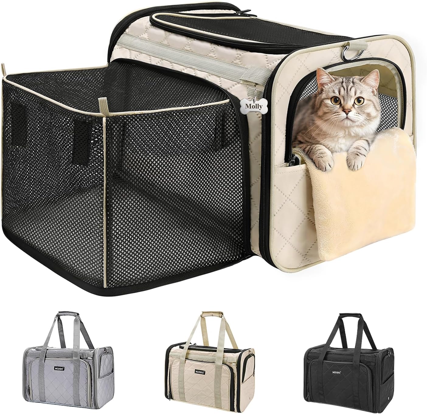 MIDOG Cat Carrier Soft for Small to Medium-Sized Cats Travel