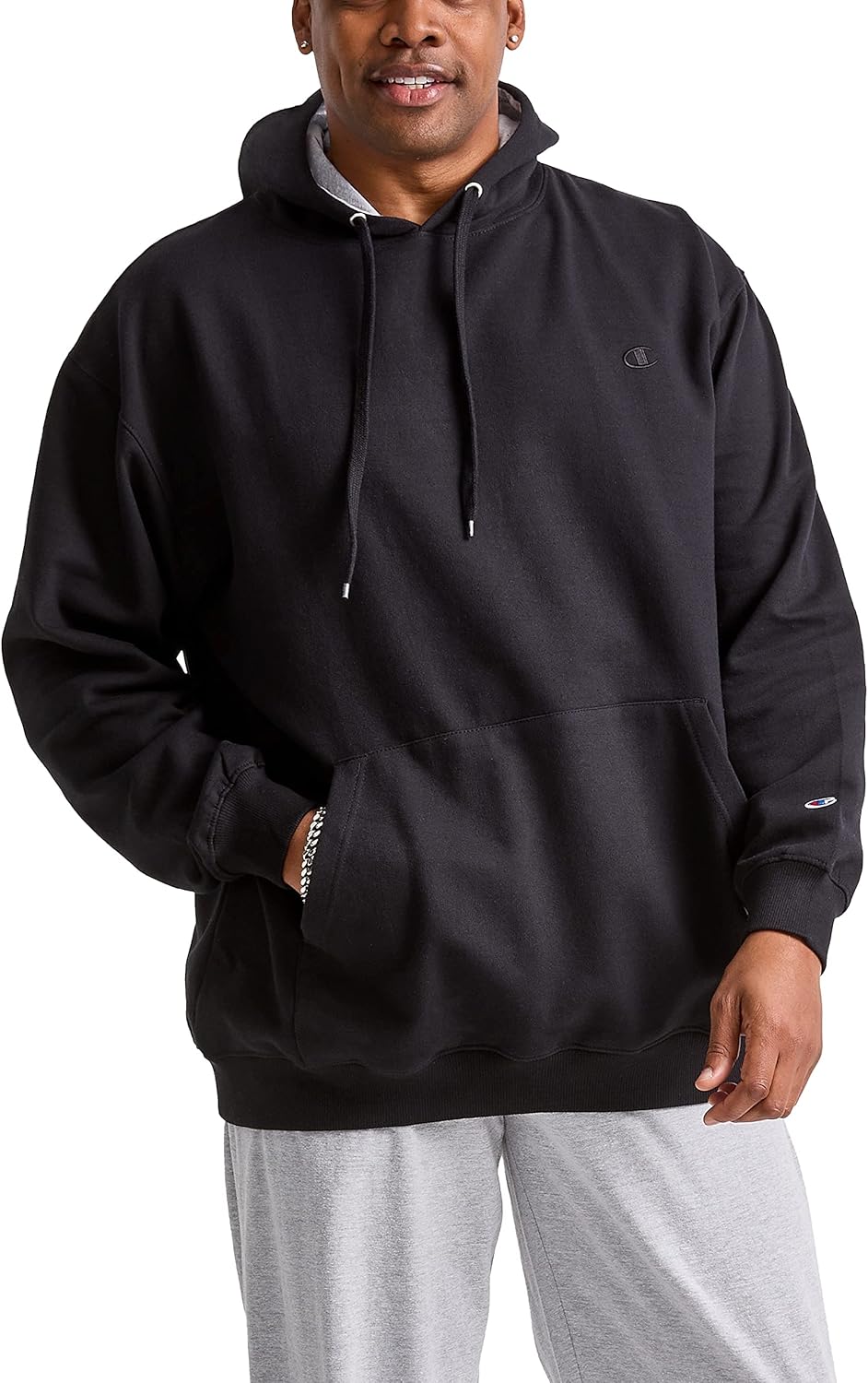 Champion Men's Pullover Fleece Hoodie for Comfort and Style
