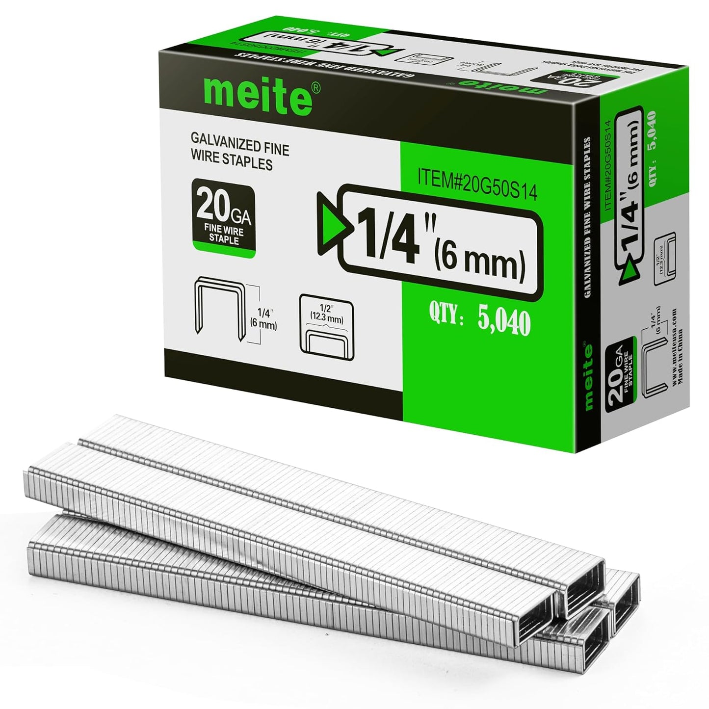 20 Gauge Galvanized Upholstery Staples for Heavy Duty Projects