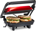 Hamilton Beach Panini Press Grill Locks for Any Thickness