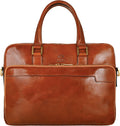 Leather Briefcase for Men and Women - Italian Handmade Laptop Bag