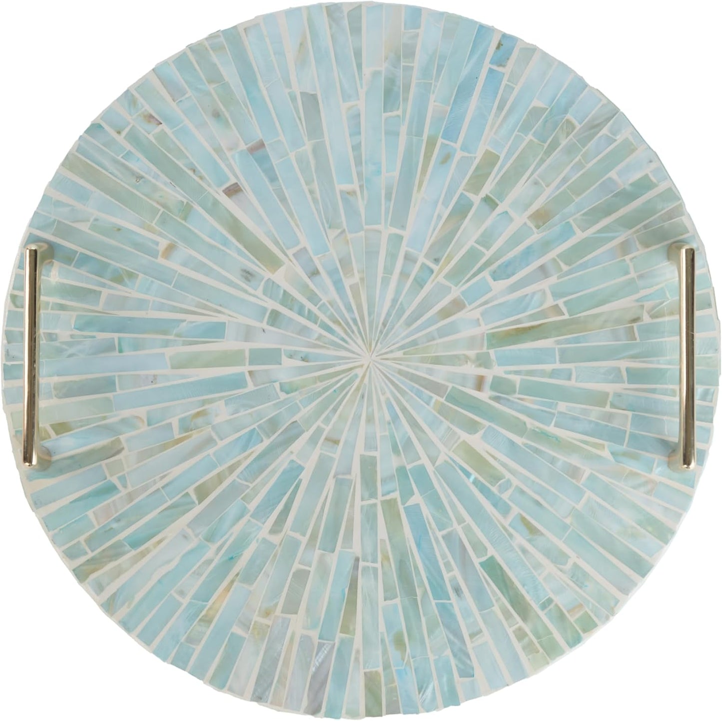 PEMAR Mother of Pearl Decorative Tray for Elegant Display