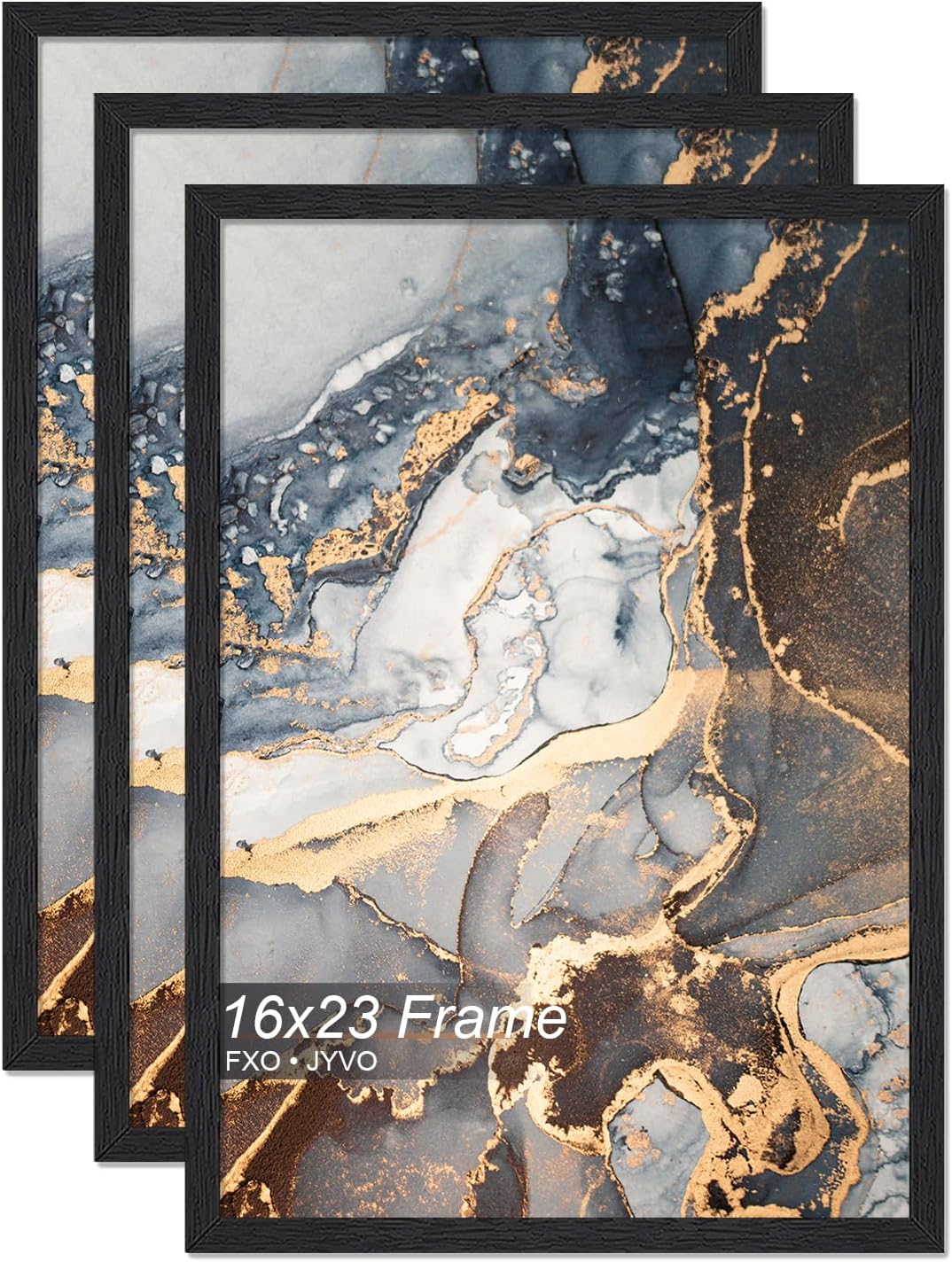 Engineered Wood 16x23 Picture Frame Set of 3 for Photos