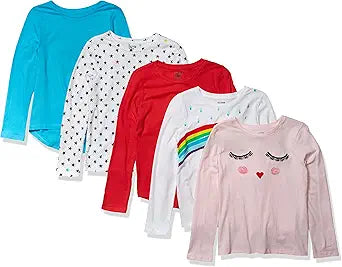Long-Sleeve T-Shirts for Girls and Toddlers - Everyday Essentials