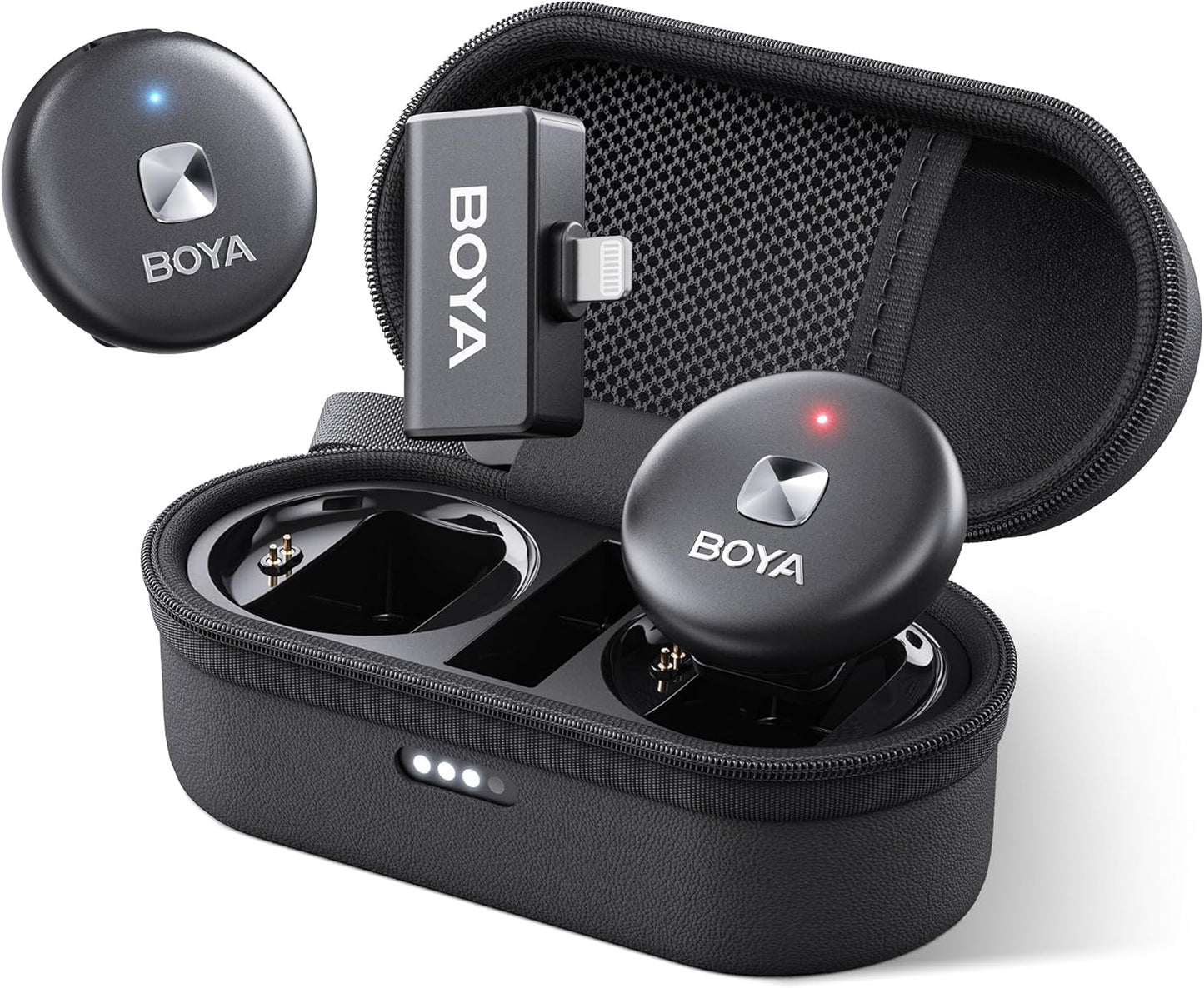 BOYA Wireless Lavalier Microphone for iPhone 14/13/12 Users