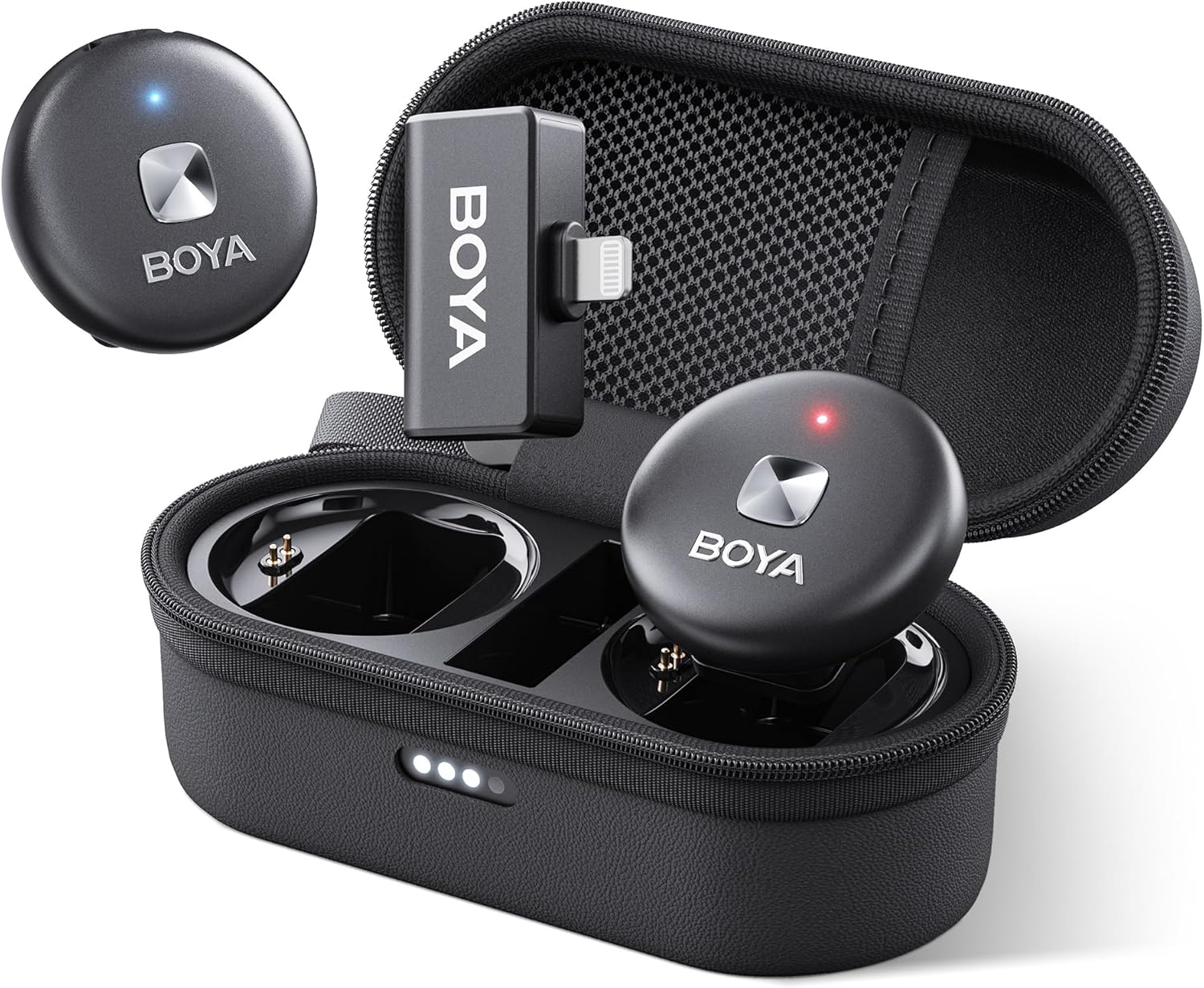 BOYA Wireless Lavalier Microphone for iPhone 14/13/12 Users