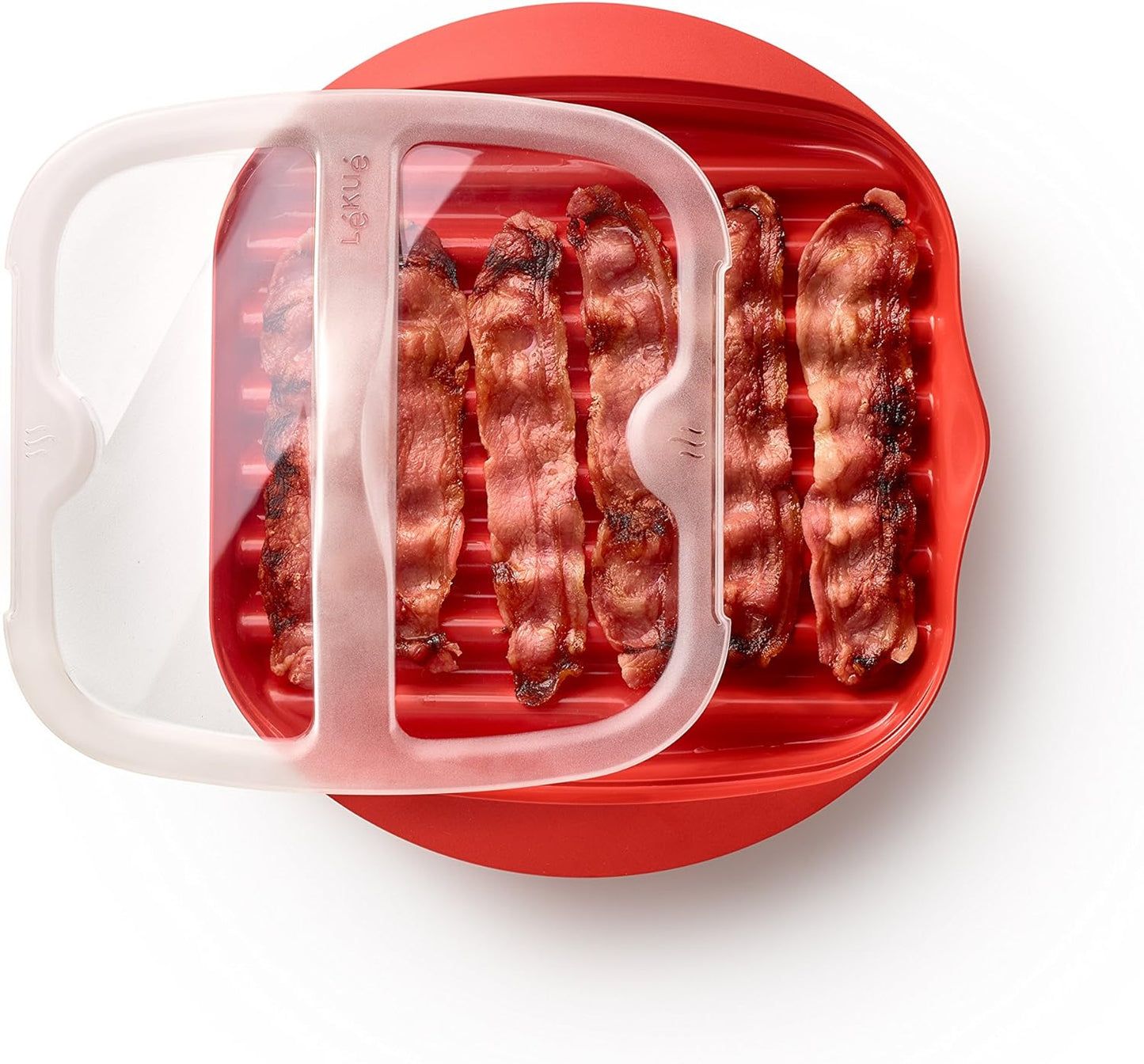 Lekue Microwave Bacon Maker/Cooker: Crispy Bacon in Minutes!