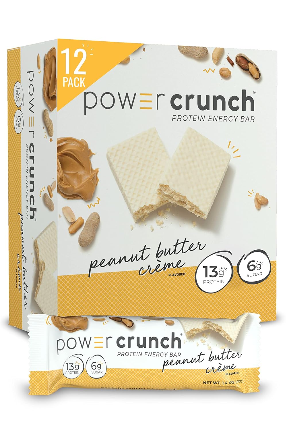 Power Crunch High Protein Peanut Butter Bars