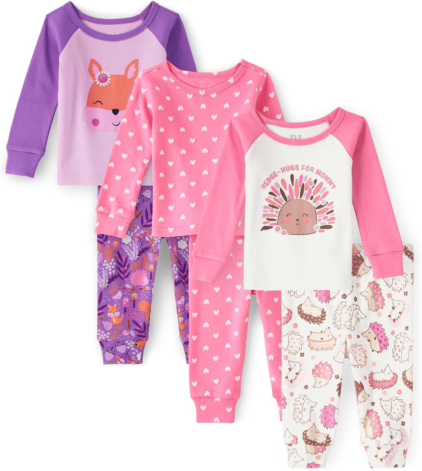 Baby Girl's and Toddler Long Sleeve Pajama Set for Cozy Nights