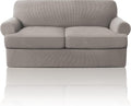 PrinceDeco T Cushion Loveseat Slipcover 3 Pieces for 55-76in Sofas