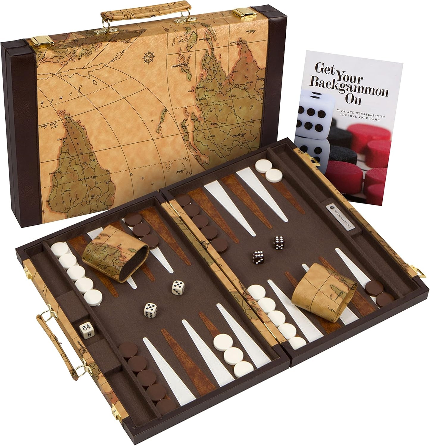 Get The Games Out Backgammon Set - Classic Board Game Case