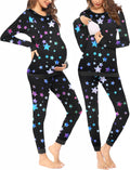 Ekouaer Maternity Sleepwear Nursing Pajama Set for Cozy Nights