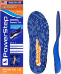 PowerStep Pinnacle Low Insoles - Support for Flat Feet & Heel Pain