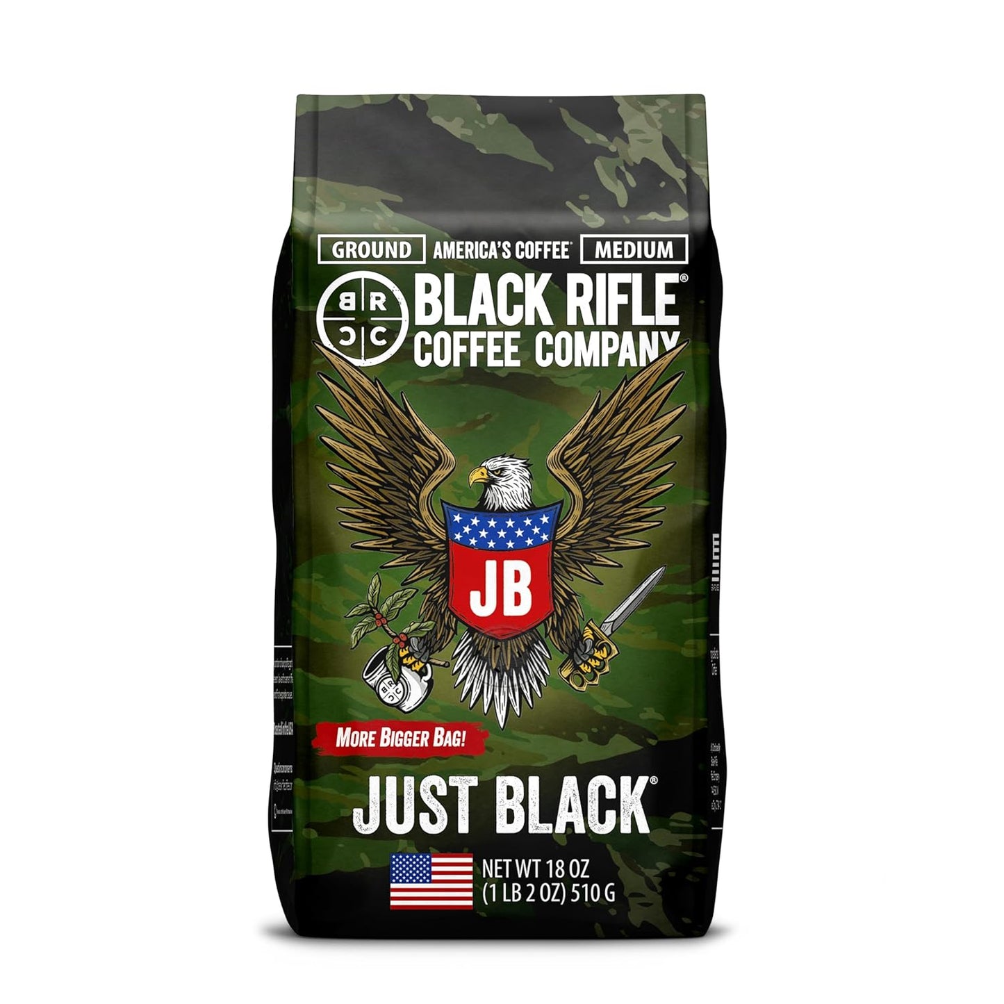 Bold Medium Roast: Black Rifle Coffee 18 OZ
