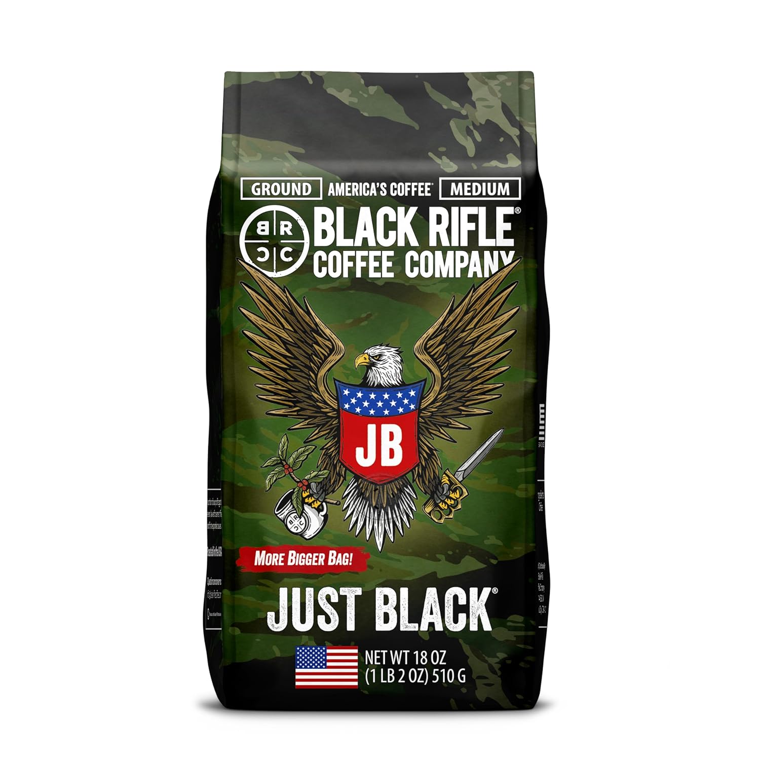 Bold Medium Roast: Black Rifle Coffee 18 OZ