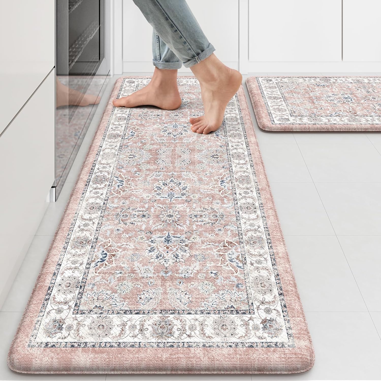 KIMODE Anti Fatigue Mats for Kitchen Floor - Comfort & Style