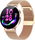 Ultra-Thin Smart Watch for Women 1.32in AMOLED Fitness Tracker - Slim