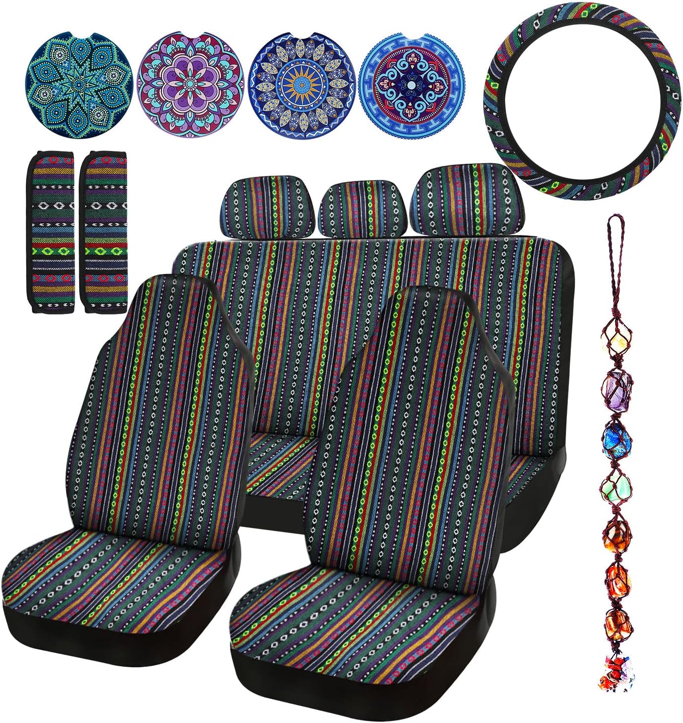 Baja Saddle Blanket Car Seat Covers Full Set for Stylish Cars