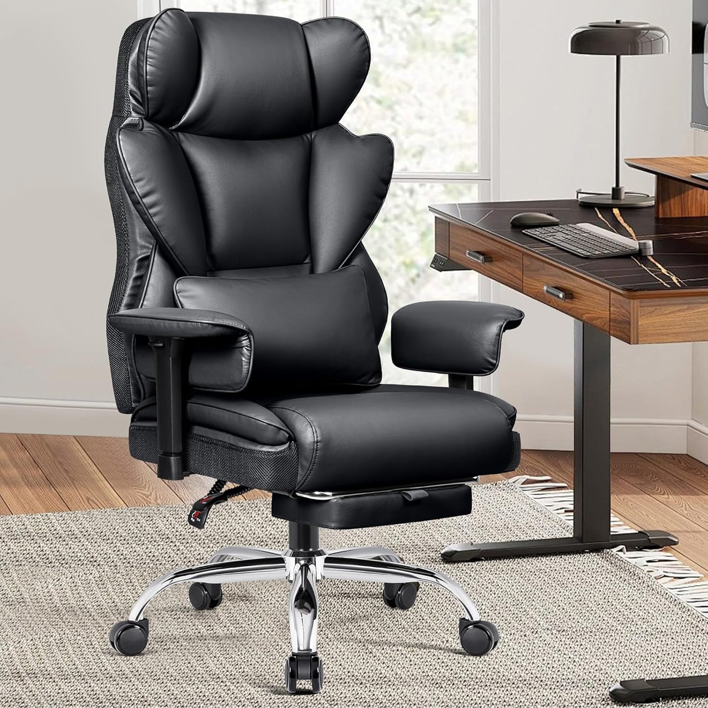 500LBS Heavy Duty Office/Gaming Chair w/ Lumbar Support
