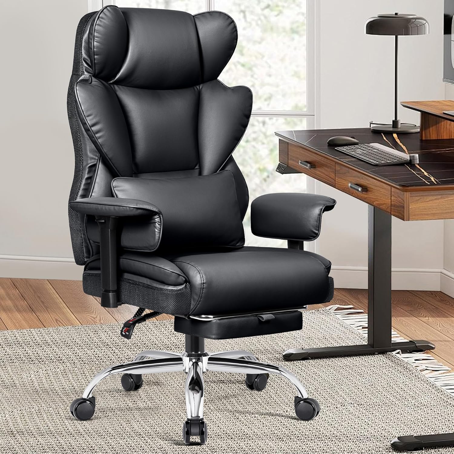 500LBS Heavy Duty Office/Gaming Chair w/ Lumbar Support