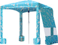 AMMSUN Beach Cabana 6.2x6.2 ft - Quick Setup Sun Shade