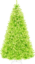 Best Choice Products 9ft Pre-Lit Lime Green Christmas Tree - Bold
