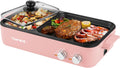 Topwit Hot Pot Electric with Grill 2-in-1 Indoor Hotpot & BBQ