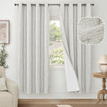 100% Blackout Curtains 72 in Length 2 Panels Set - Total Room