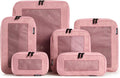 Compression Packing Cubes for Travel - Luggage Organizer Bags (6-Pack