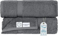 SALBAKOS 100% Turkish Cotton Extra Large Bath Sheet Set of 2