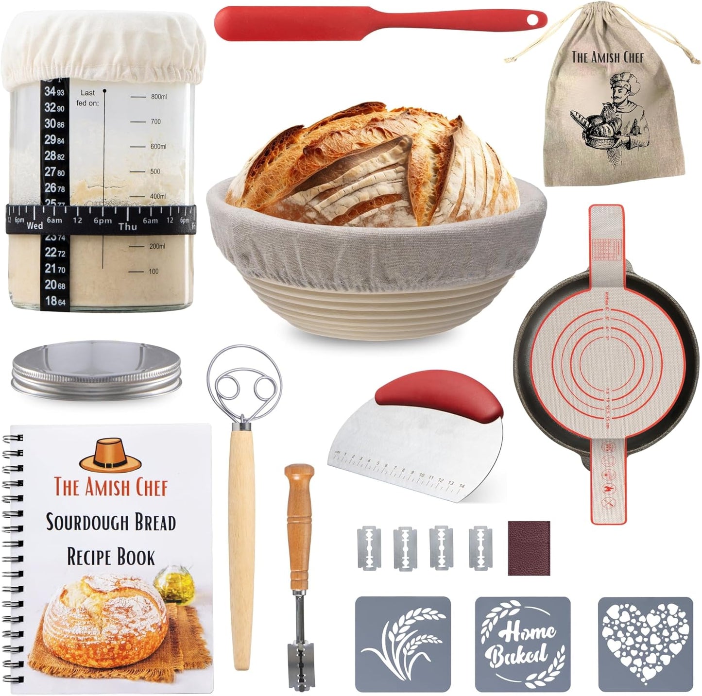 Complete Sourdough Bread Starter Kit for Delicious Baking