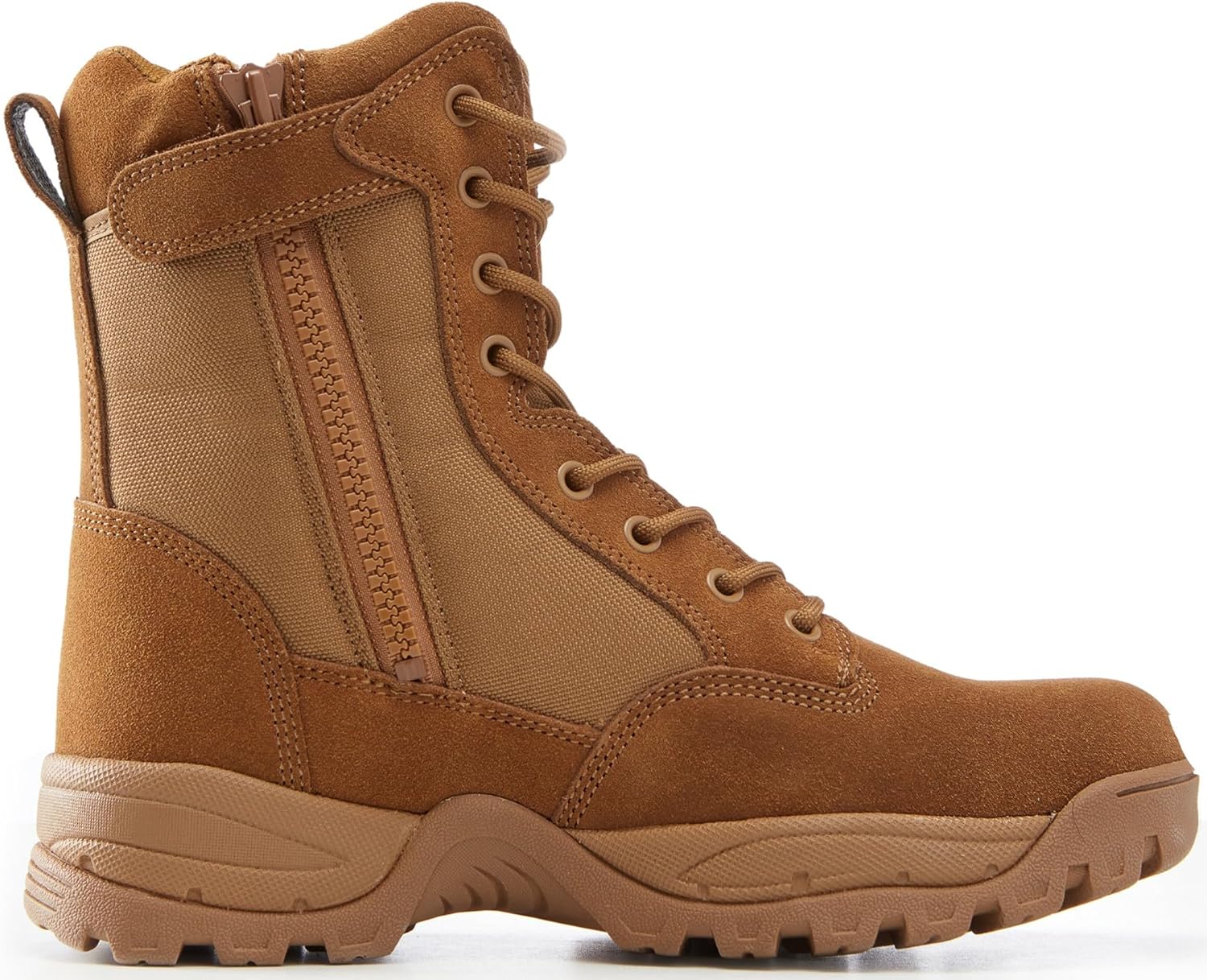 Maelstrom Men's Tactical Work Boots with Side Zipper Comfort