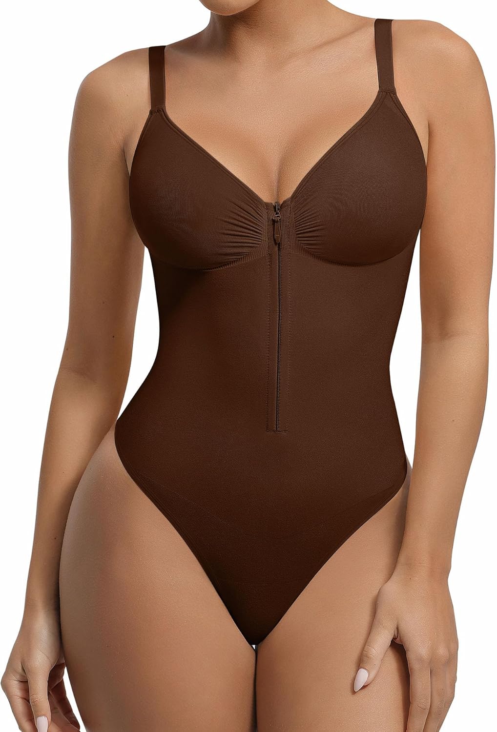 FeelinGirl Shapewear Bodysuit for Women with Tummy Control