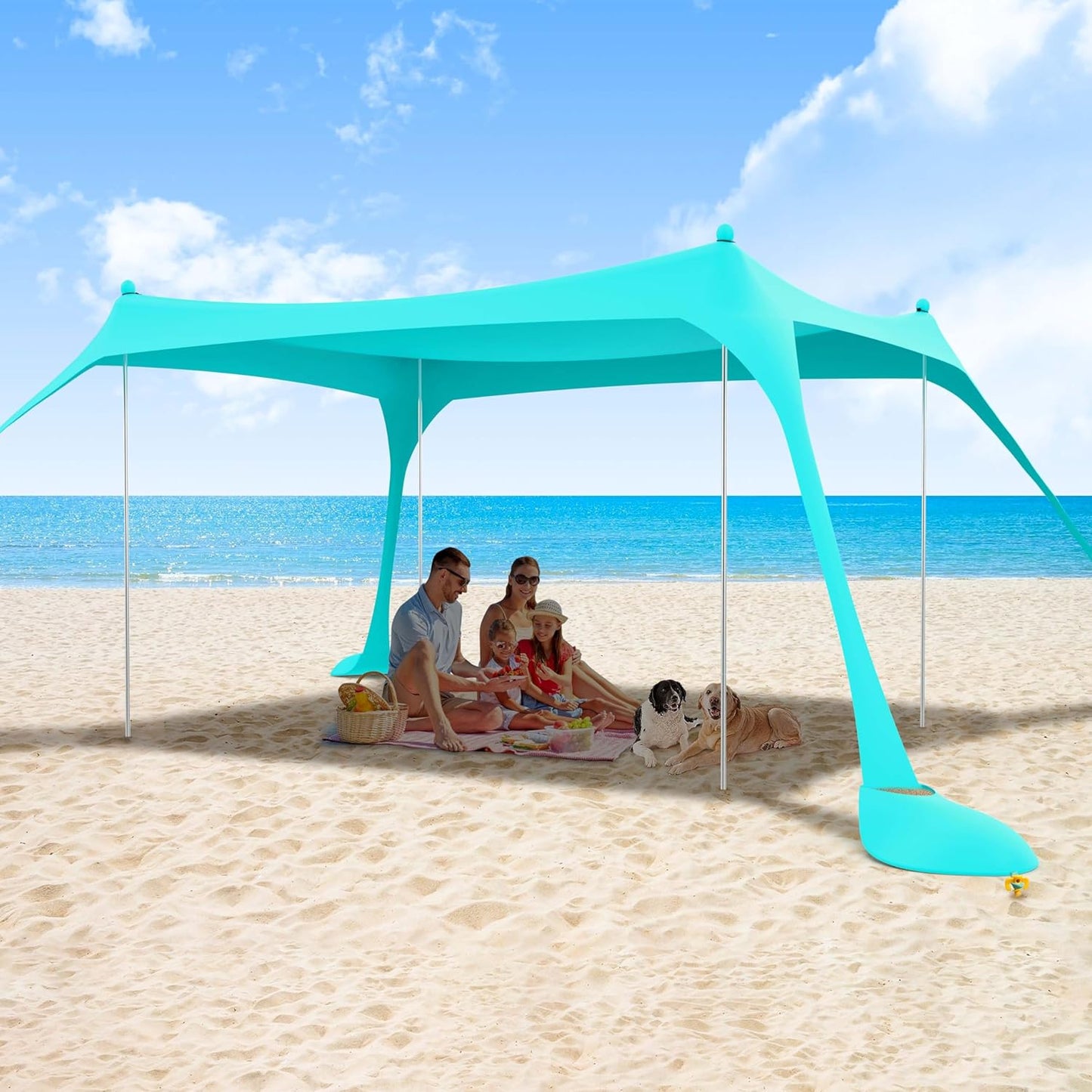 EDWINN 11X11FT Sun Shelter UPF50+ - Family Size Shade