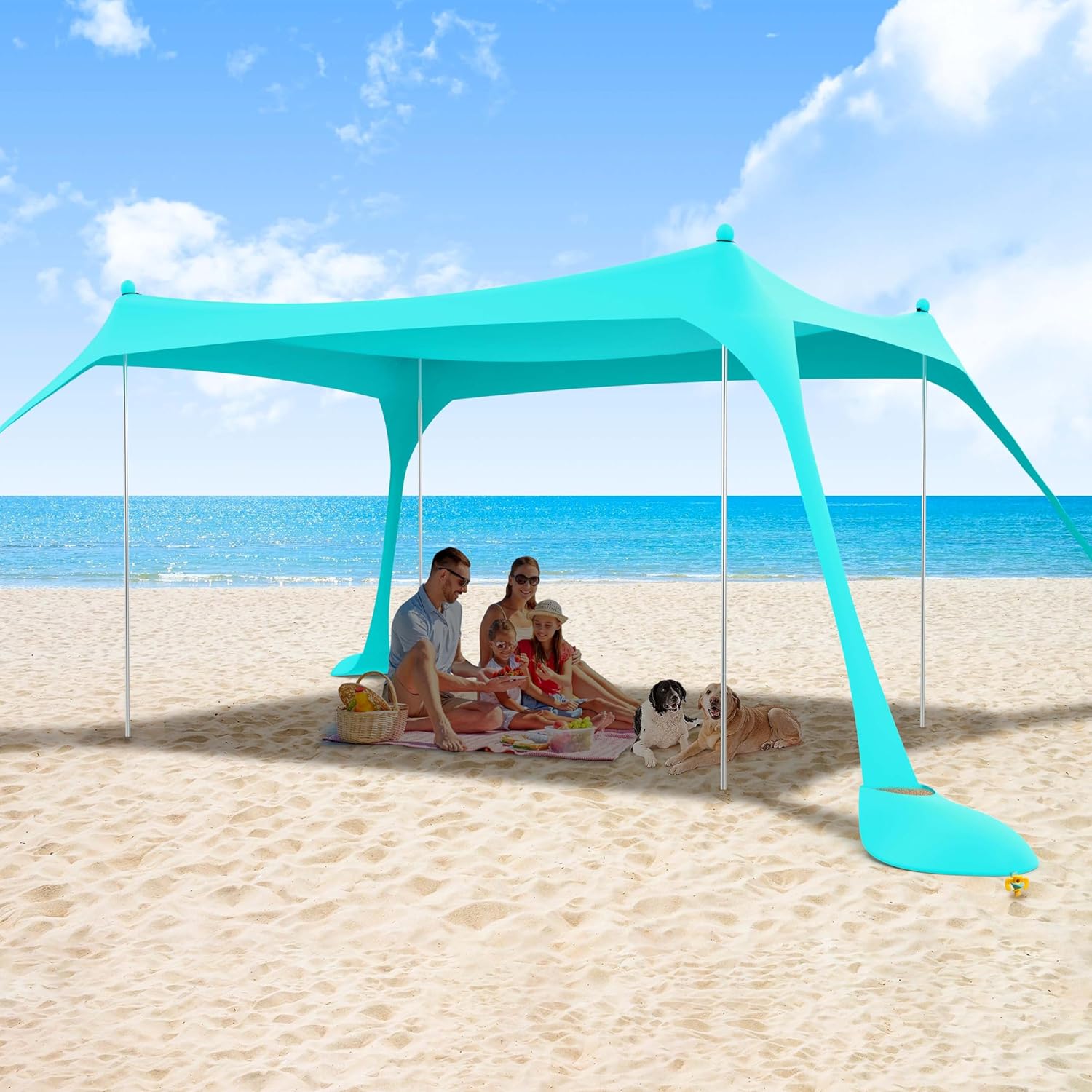 EDWINN 11X11FT Sun Shelter UPF50+ - Family Size Shade