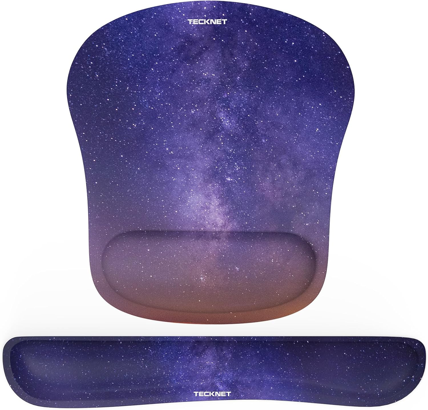 TECKNET Ergonomic Memory Foam Wrist Rest Set - Pain Relief & Easy Typing! 