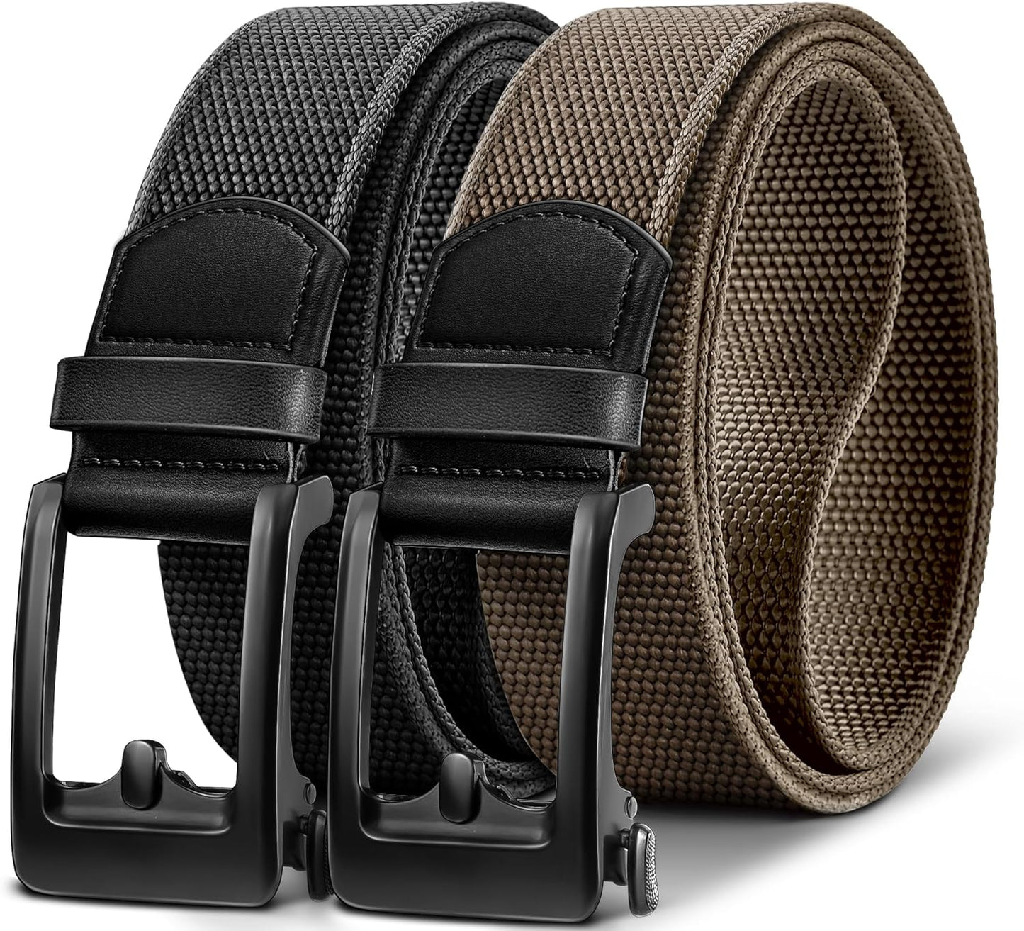 Adjustable Ratchet Golf Belts for Perfect Fit - 2Pack by BULLIANT